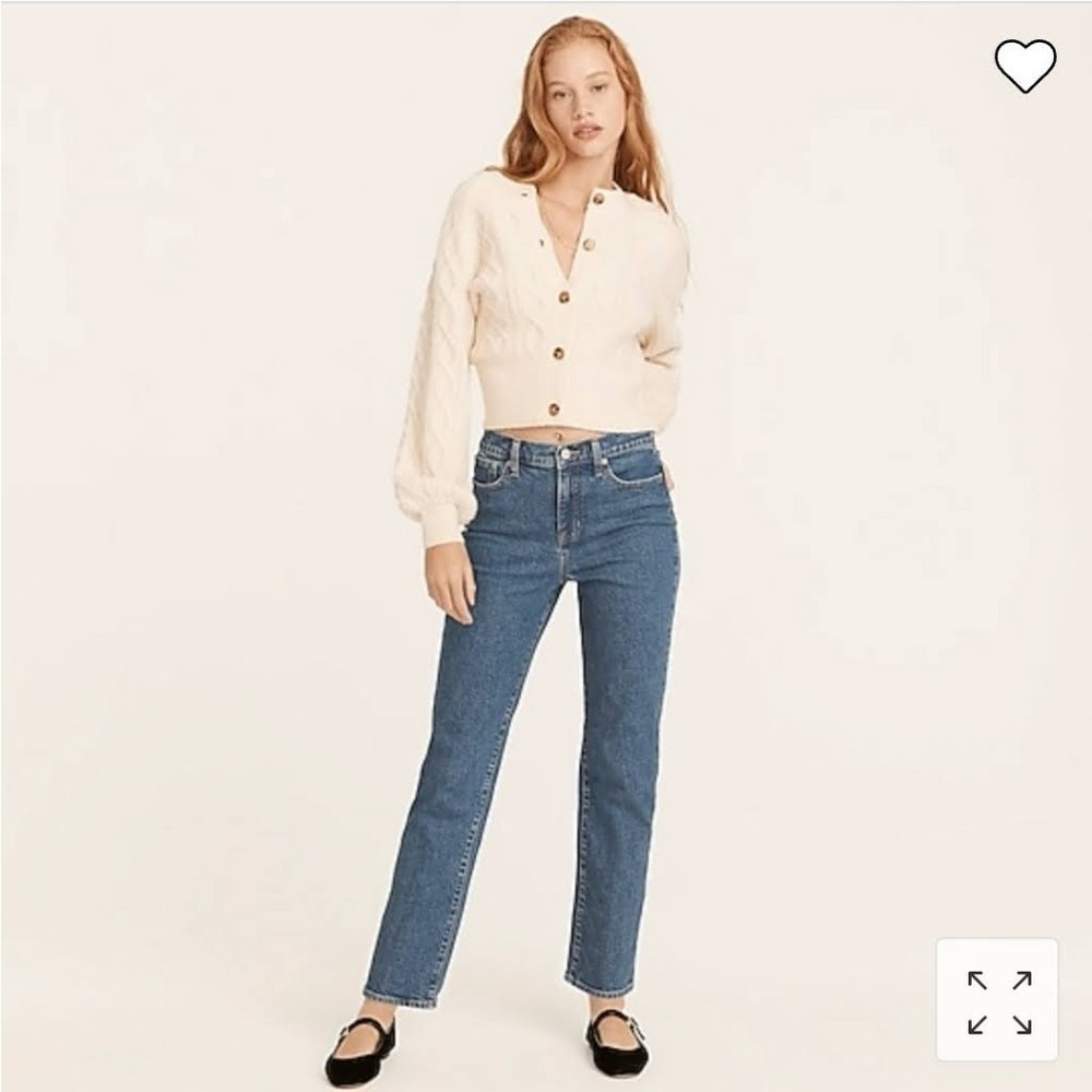 NWT J. Crew High-rise full-length '90s classic-straight jean